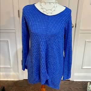 Beatrix Ost Ribbed Long Sleeve Knit Top, Large